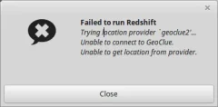Khắc phục lỗi: failed to run redshift ubuntu 17.10