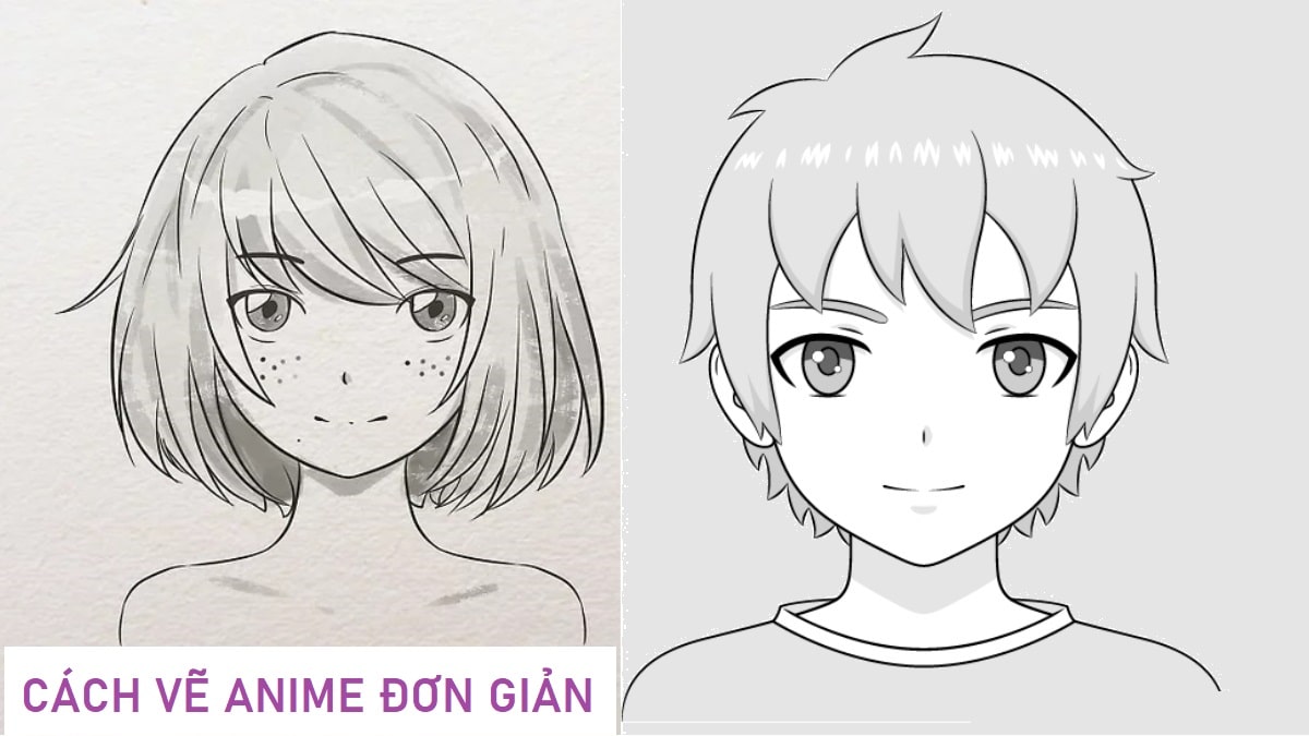 Vẽ Anime Cách Vẽ Nhân Vật Anime đơn Giản
